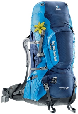 DEUTER Aircontact PRO 65 + 15 SL midnight-turquoise - dámský turistický batoh