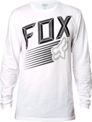 FOX Efficiency Ls Optic White - tričko s dlouhým rukávem