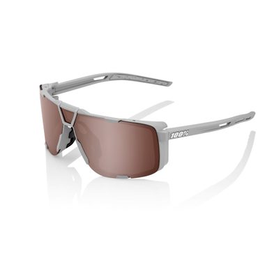 100% EASTCRAFT, Soft Tact Cool Grey - HiPER Crimson Silver Mirror Lens