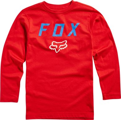 FOX Youth Dusty TraiLS LS Tee Dark Red