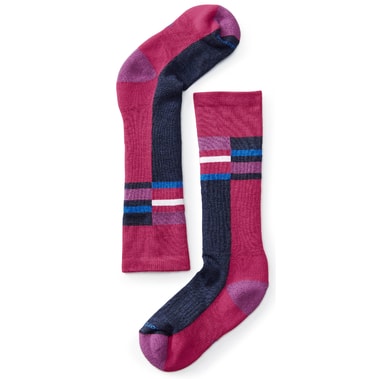 SMARTWOOL KIDS WINTERSPORT STRIPE, potion pink