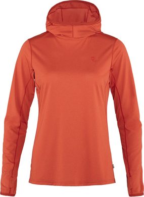 FJÄLLRÄVEN Abisko Sun-hoodie W, Rowan Red