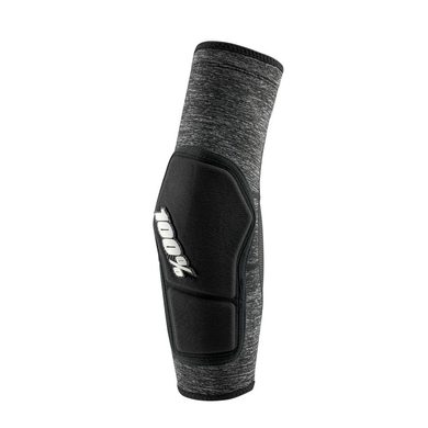 100% RIDECAMP Elbow Guards Heather Grey/Black