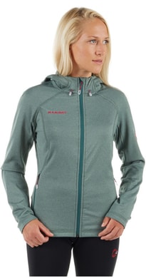 MAMMUT Runbold ML Hooded Jacket Women Bottle melange