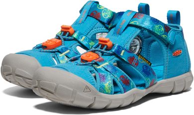 KEEN SEACAMP II CNX YOUTH, smokey bear/fjord blue