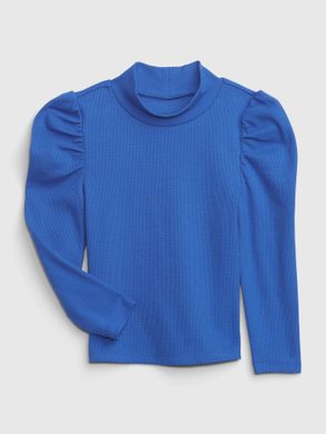 GAP 452037-05 Dětské žebrované tričko Modrá