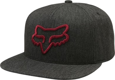 FOX Install Snapback Hat, heather black