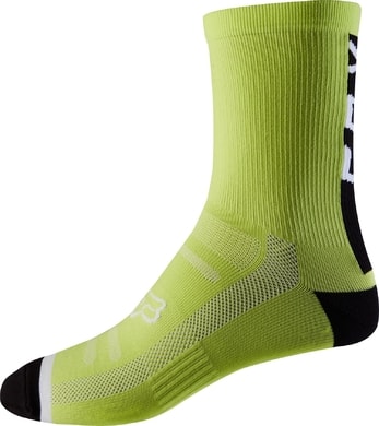 FOX 6" Sock, yellow/black