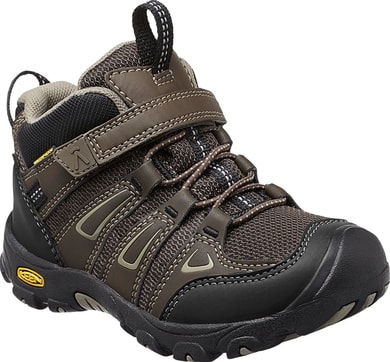 KEEN OAKRIDGE WP K cascade brown/brindle - dětské turistické boty