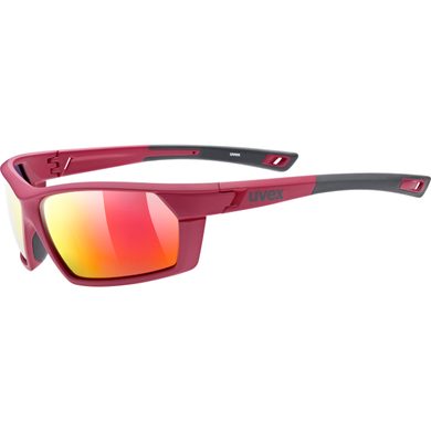 UVEX SPORTSTYLE 225 POLA, RED GREY/MIRROR RED 2020