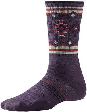 SMARTWOOL PHD OUTDOOR LIGHT PATTERN CREW desert purple