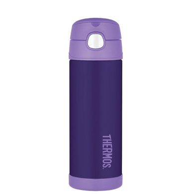 THERMOS Dětská termoska s brčkem 470 ml fialová