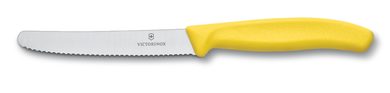 VICTORINOX 6.7836.L118 Nůž na rajčata žlutý 11 cm vlnka