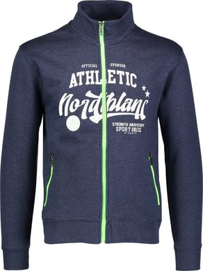 NORDBLANC NBFMS5945 ACTING blue sky - men's sweatshirt action