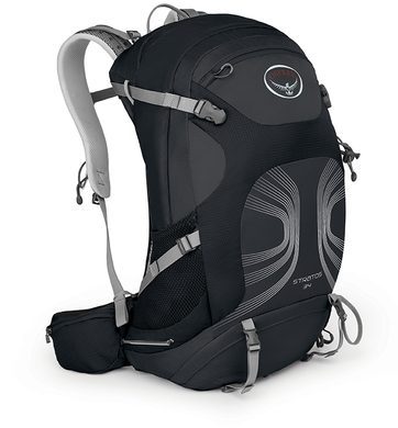 OSPREY Stratos 34 anthracite/black - turistický batoh