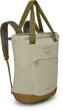 OSPREY DAYLITE TOTE PACK, meadow gray/histosol brown