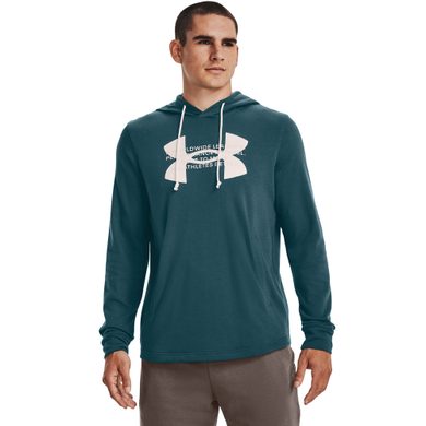 UNDER ARMOUR UA Rival Terry Logo Hoodie, Green