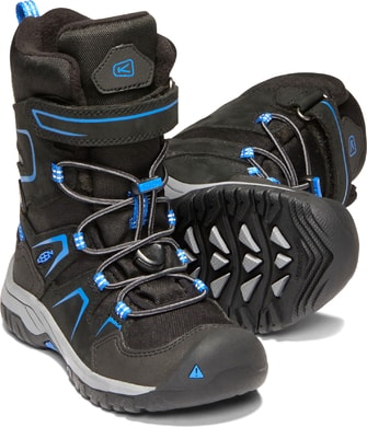 KEEN LEVO WINTER WP C, BLACK/BALEINE BLUE