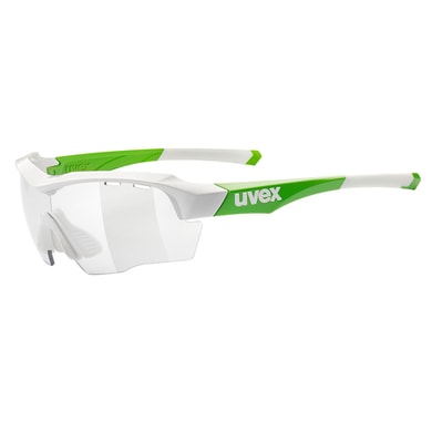 UVEX SPORTSTYLE 104 VARIO white green/smoke - sportovní brýle bílé