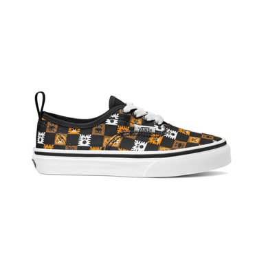 VANS JN AUTHENTIC ELASTIC LACE (ANIMAL CHKRBRD)BLK/TRWHT