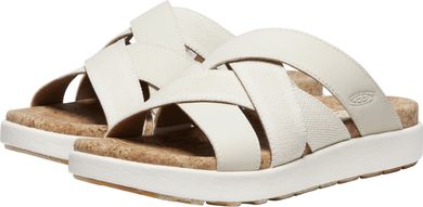 KEEN ELLE MIXED SLIDE WOMEN birch/star white