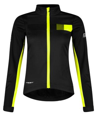 FORCE FROST women's softshell, black-fluo