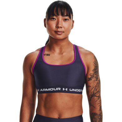 UNDER ARMOUR UA Crossback Mid Bra, Gray