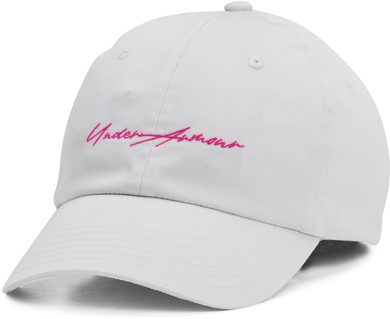 UNDER ARMOUR Favorites Hat, Halo Gray / Astro Pink