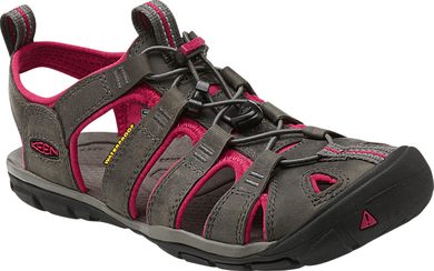 KEEN CLEARWATER CNX LEATHER, magnet/sangria