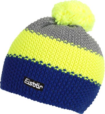 EISBÄR Star Neon Pompon MÜ, blitzblau/lightyellow/graumele