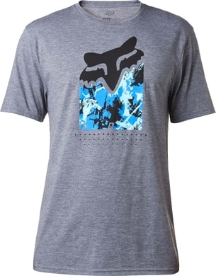 FOX Slasher Fill Ss Tech Tee Heather Graphite