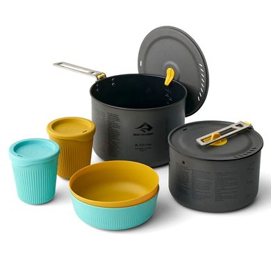 SEA TO SUMMIT Frontier UL Two Pot Cook Set - [2P] [6 Piece]