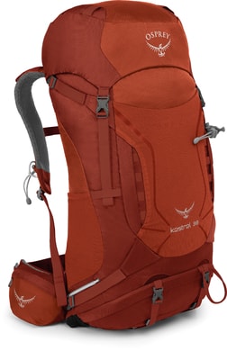 OSPREY Kestrel 38, Dragon Red - turistický batoh