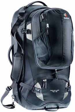 DEUTER Traveller 70 + 10 black-silver