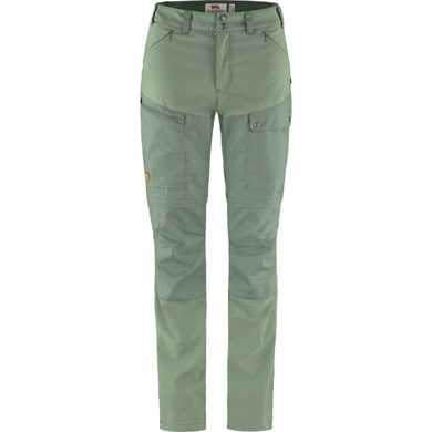 FJÄLLRÄVEN Abisko Midsummer Zip Off Trousers W Jade Green-Patina Green