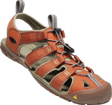 KEEN CLEARWATER CNX MAN, timberwolf/fossilorange