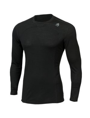 ACLIMA LightWool Crew Neck shirt, Jet Black, Man