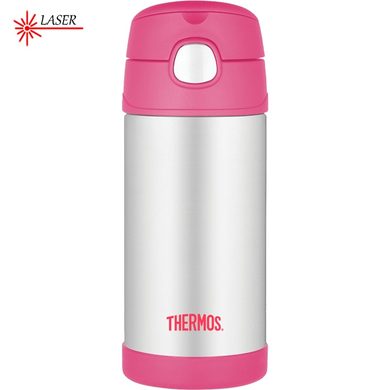 THERMOS Baby thermos with straw 355 ml pink