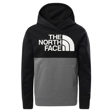 THE NORTH FACE BOY’S SURGENT P/O BLOCK HOODIE tnfmediumgreyhtr/tnfblack