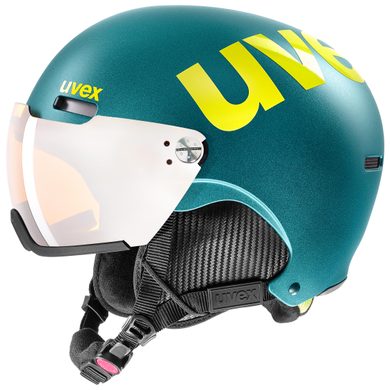 UVEX HLMT 500 visor, deep emerald mat