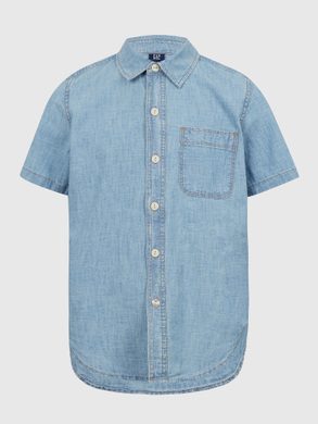 GAP 876440-00 Dětská košile s krátkým rukávem Modrá