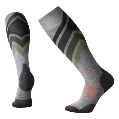 SMARTWOOL PHD SKI MEDIUM PATTERN light gray