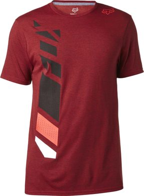 FOX Side Seca Ss Tech Tee Heather Red