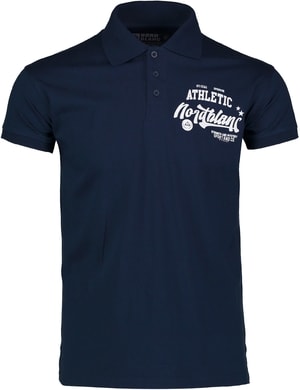NORDBLANC NBFMT5941 PARTICAL modré nebe - pánské tričko s límečkem
