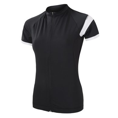 SENSOR CYKLO CLASSIC women's jersey neck sleeve full zip black
