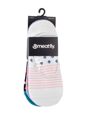 MEATFLY Meatfly Low socks - Triple pack, I/ Blue