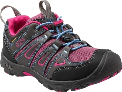 KEEN OAKRIDGE LOW WP JR, magnet/very berry