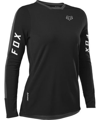 FOX W Defend Pro Ls Jersey, Black