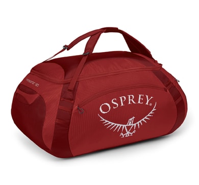 OSPREY Transporter 130 hoodoo red - cestovní taška šedá