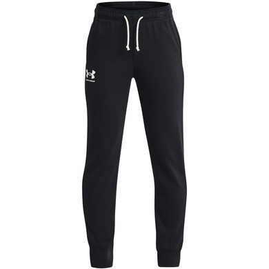 UNDER ARMOUR Rival Terry Jogger, black/white